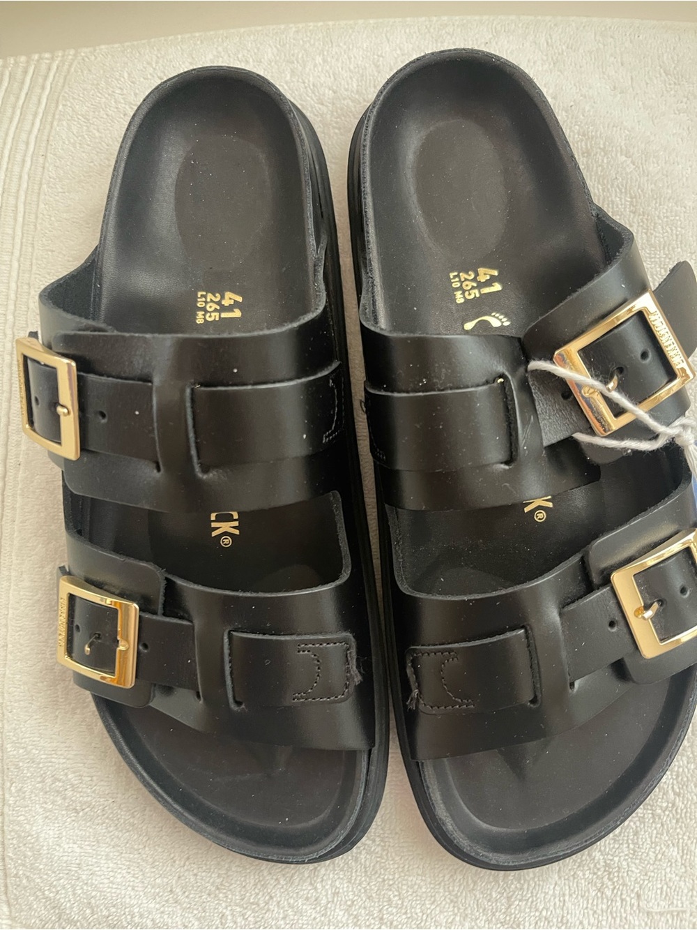 NWT BIRKENSTOCK St. Barths Natural Leather Sandals - Picture 4 of 12